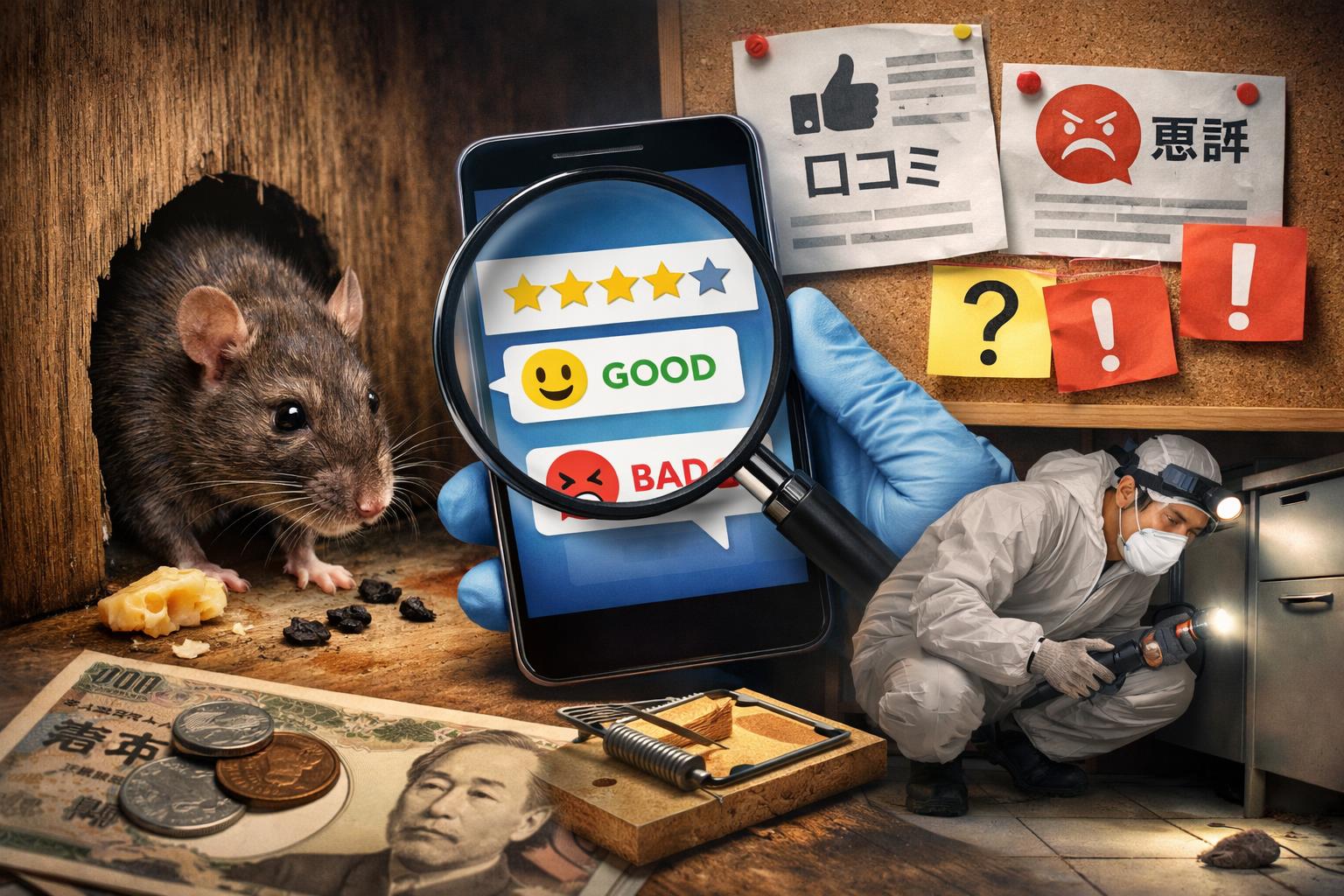 プロが解説！ネズミ駆除業者ラッターの口コミ・評判は？料金から効果まで完全ガイド