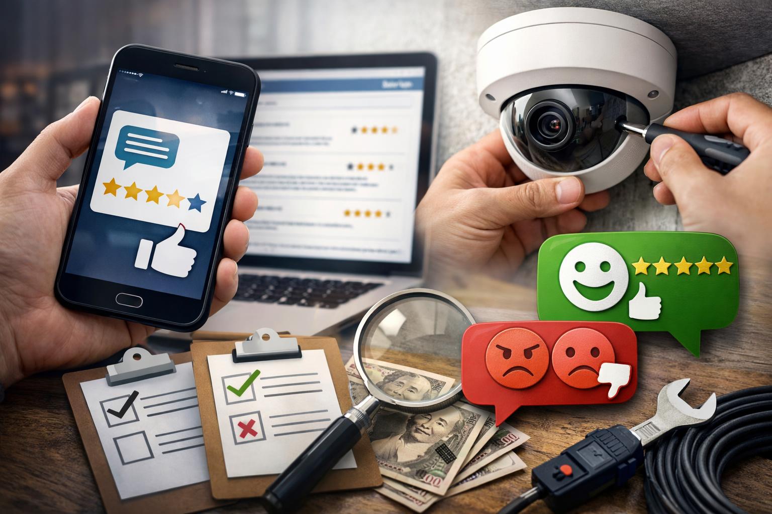 防犯カメラ設置110番の良い口コミ～悪い評判まで完全網羅！口コミから見えた真実とは