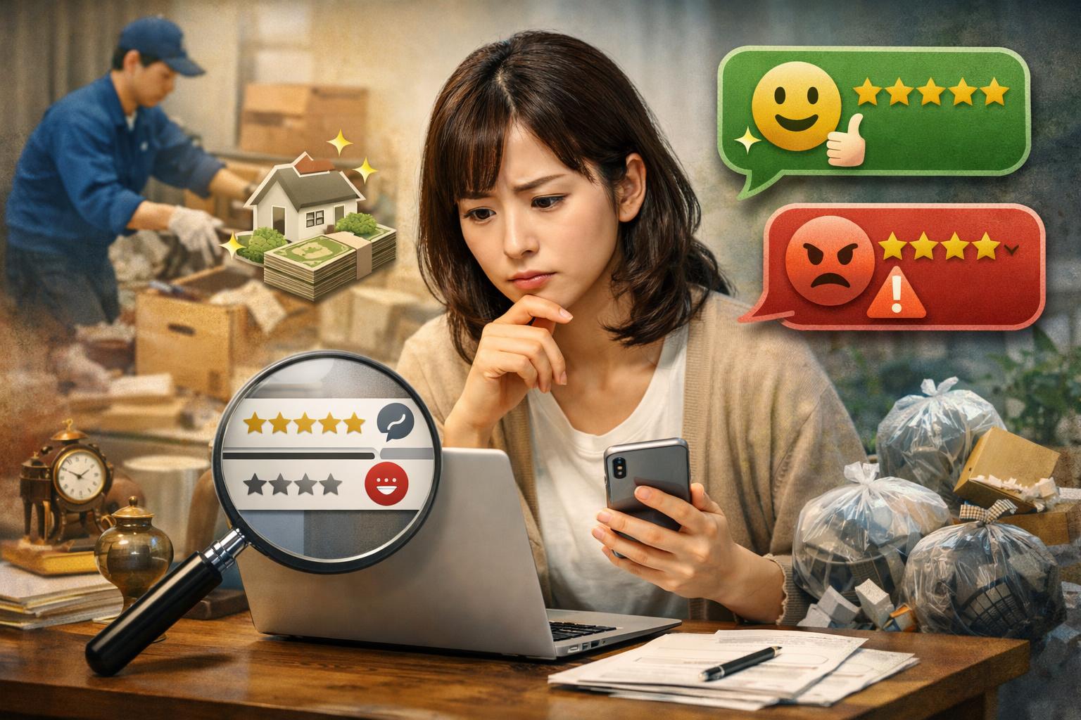 【徹底調査】ライフリセットの遺品整理に関する口コミ・評判は本当？料金や実態を解説