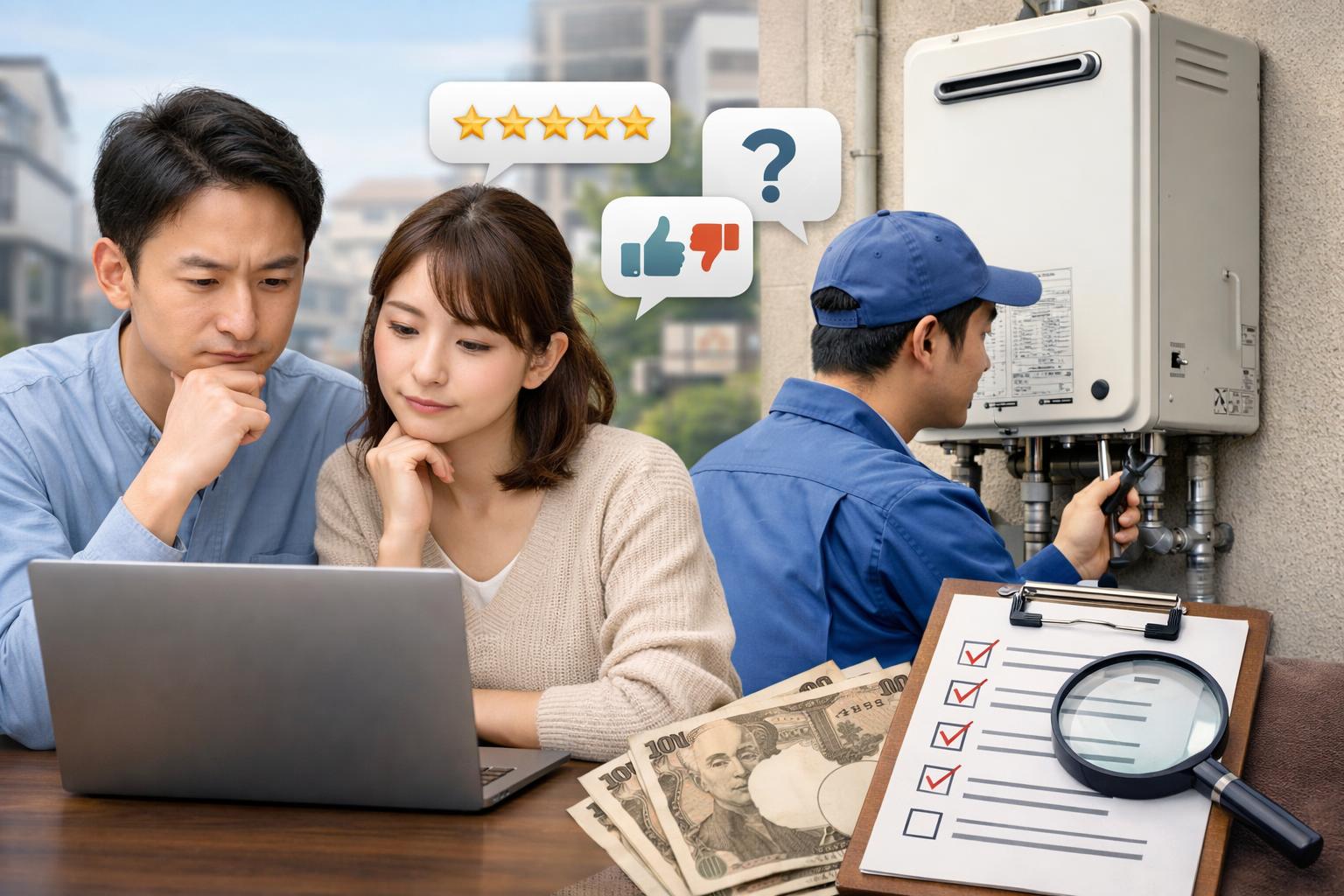 街角給湯相談所の口コミ・評判は？料金は高い？良い口コミから悪い評判まで全部見せます