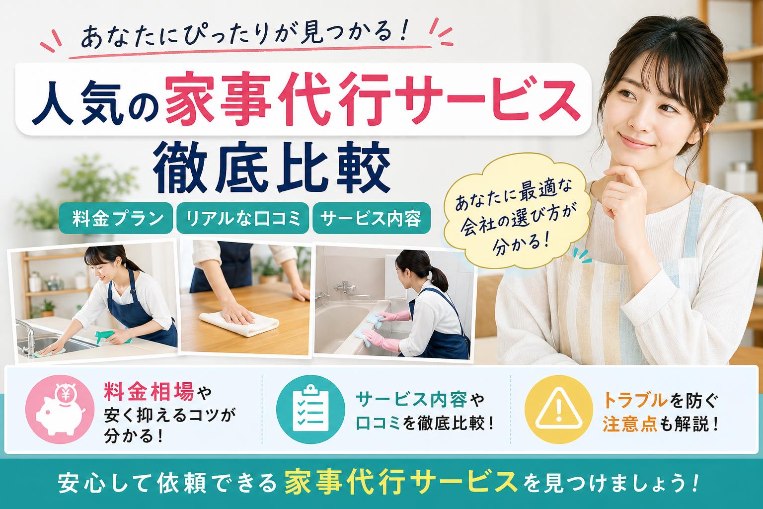 家事代行サービスおすすめランキング