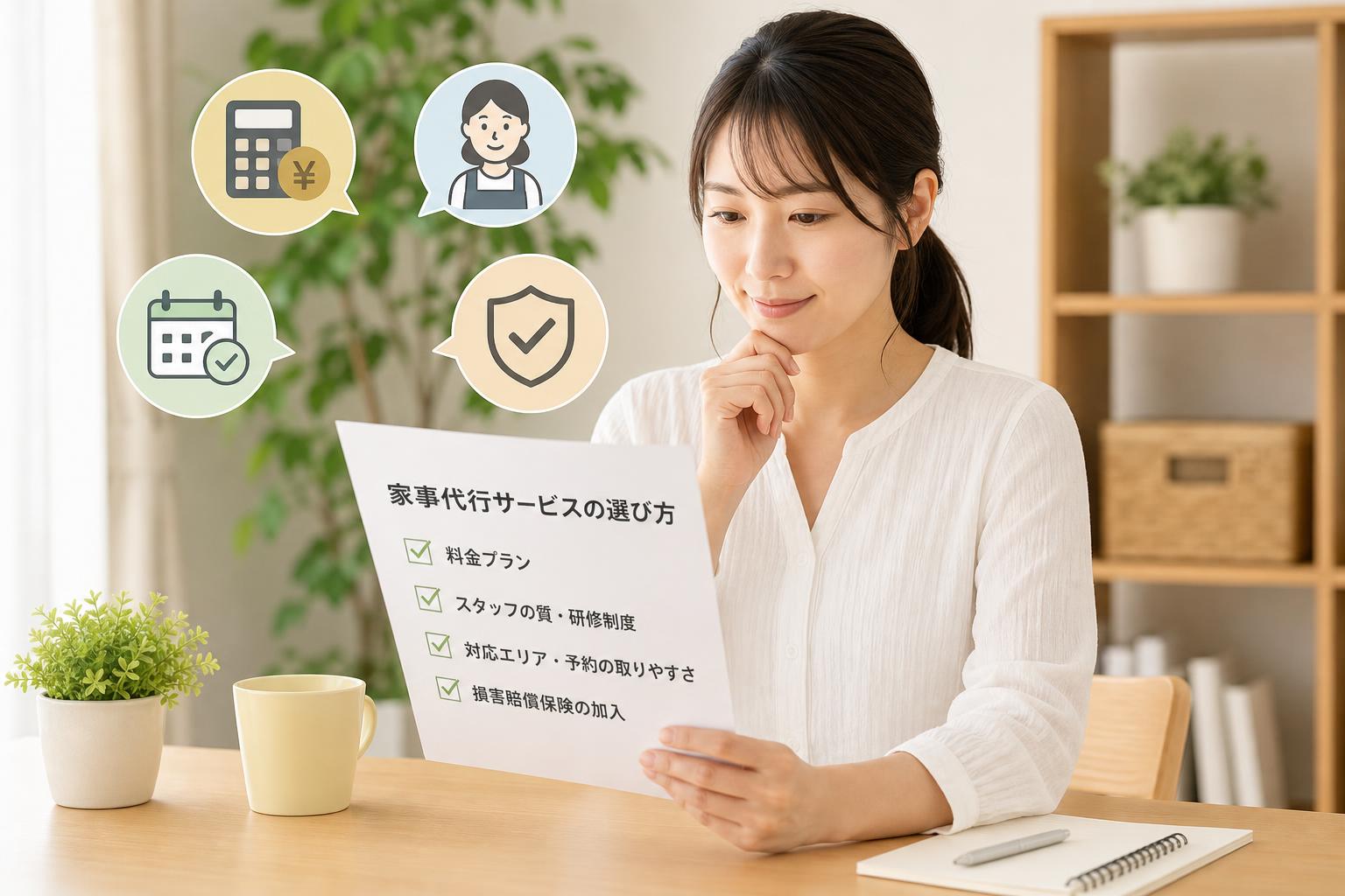 失敗しない家事代行サービスの選び方