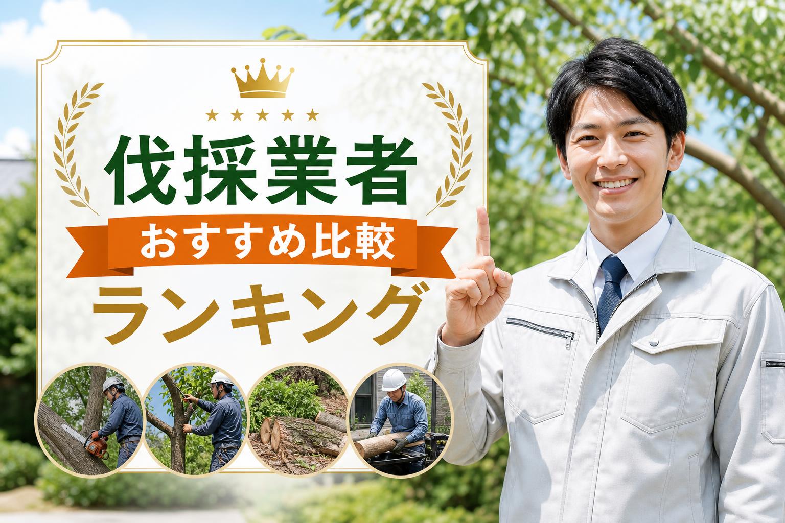 伐採業者おすすめ比較ランキング