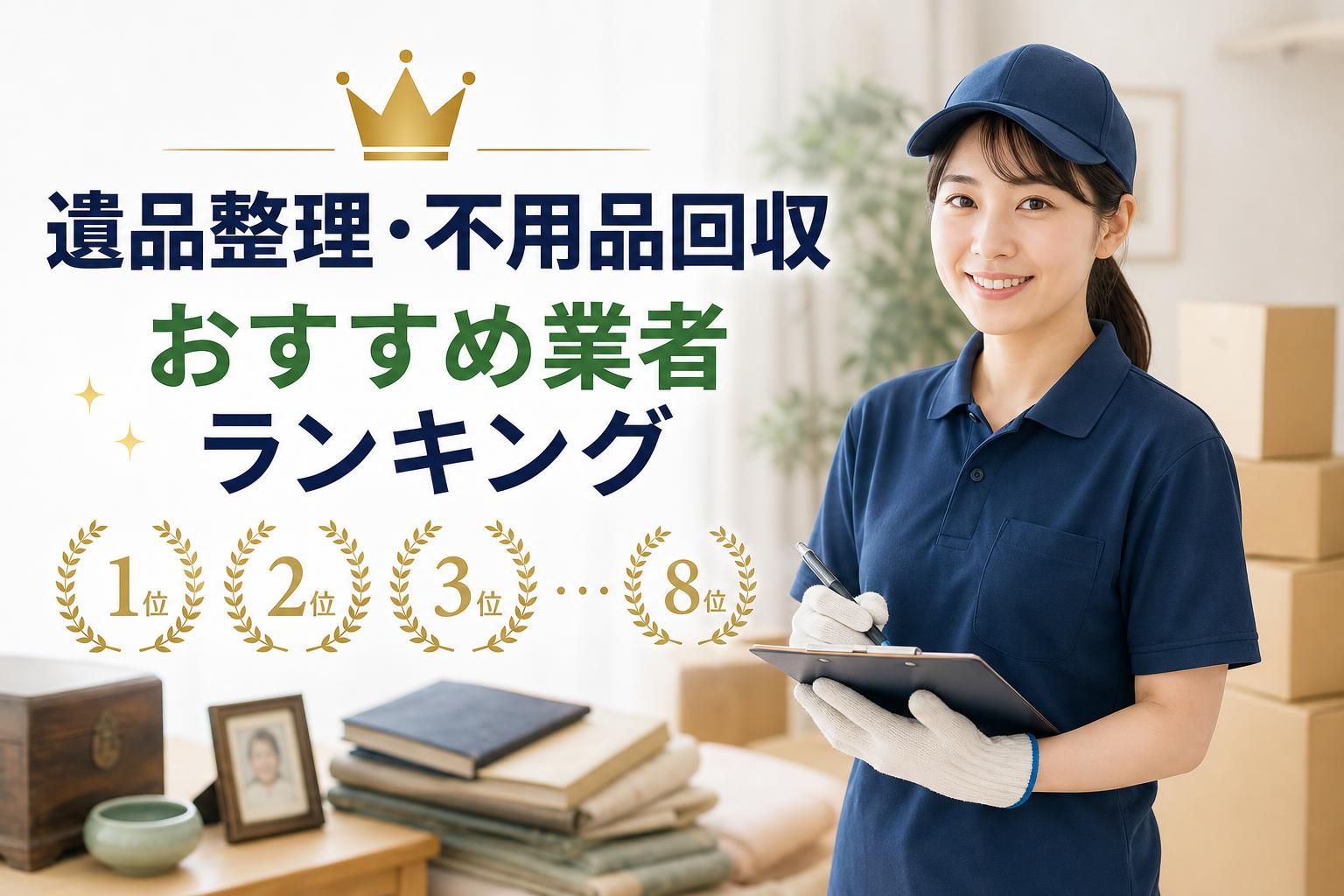 遺品整理・不用品回収おすすめ業者ランキング